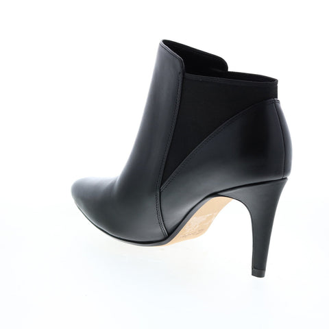 Clarks Laina Violet 26139487 Womens Black Leather Ankle & Booties Boots