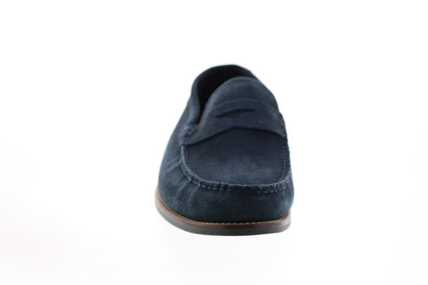 Clarks Whitley Free 26139611 Mens Blue Penny Loafers & Slip Ons Shoes 