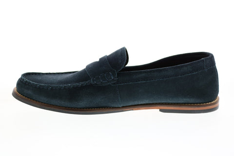 Clarks Whitley Free 26139611 Mens Blue Penny Loafers & Slip Ons Shoes 