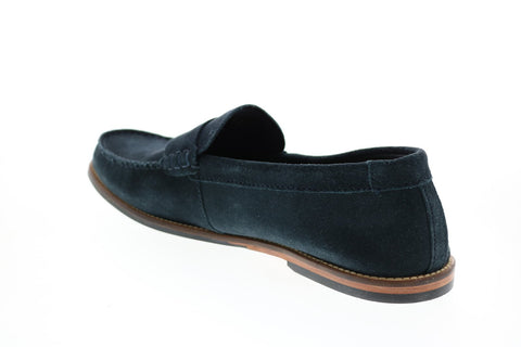 Clarks Whitley Free 26139611 Mens Blue Penny Loafers & Slip Ons Shoes 