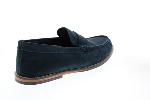 Clarks Whitley Free 26139611 Mens Blue Penny Loafers & Slip Ons Shoes 