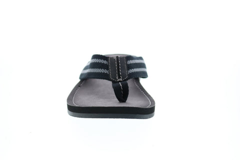 Clarks Lacono Post 26139852 Mens Gray Canvas Flip-Flops Sandals Shoes