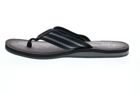 Clarks Lacono Post 26139852 Mens Gray Canvas Flip-Flops Sandals Shoes