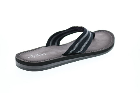 Clarks Lacono Post 26139852 Mens Gray Canvas Flip-Flops Sandals Shoes