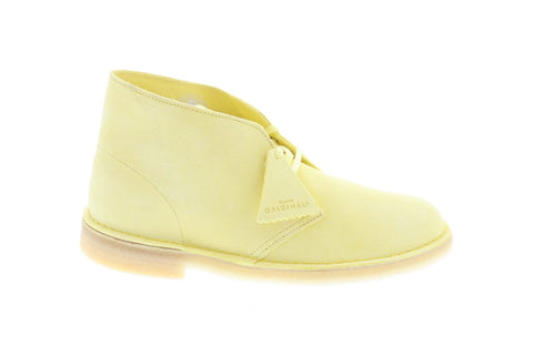 Clarks Desert Boot 26139870 Mens Yellow Suede Lace Up Desert Boots