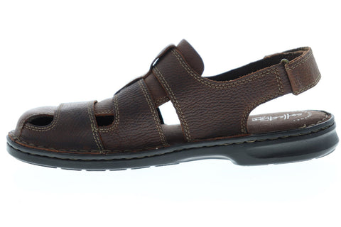 Clarks Malone Cove 26139871 Mens Brown Leather Sport Sandals Shoes