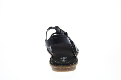 Clarks Blake Jewel 26139898 Womens Black Wide Slingback Sandals Shoes