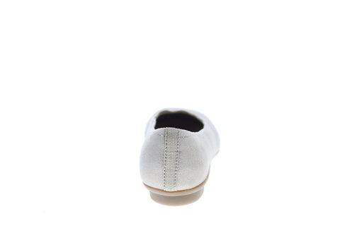 Clarks Gracelin Vail 26139983 Womens Gray Wide Leather Ballet Flats Shoes