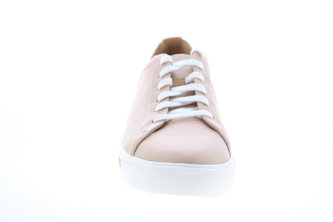 Clarks Un Maui Lace 26140167 Womens Pink Leather Lifestyle Sneakers Shoes