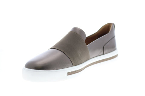 Clarks Un Maui Step 26140171 Womens Gray Leather Lifestyle Sneakers Shoes