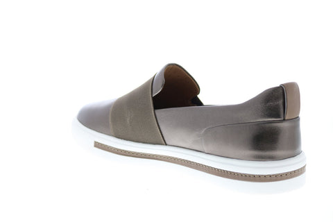 Clarks Un Maui Step 26140171 Womens Gray Leather Lifestyle Sneakers Shoes