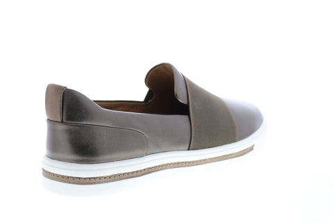 Clarks Un Maui Step 26140171 Womens Gray Leather Lifestyle Sneakers Shoes