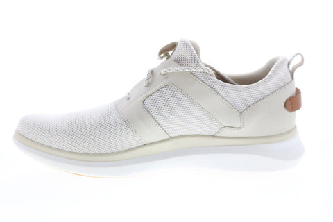 Clarks Un Globe Lace 26140181 Mens Beige Canvas Lifestyle Sneakers Shoes