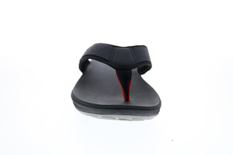 Clarks Step Beat Dune 26140268 Mens Black Canvas Flip-Flops Sandals Shoes