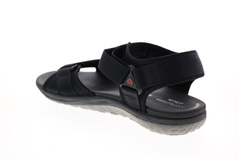 Clarks Step Beat Sun 26140269 Mens Black Canvas Sport Sandals Sandals Shoes 