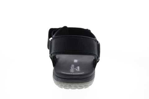 Clarks Step Beat Sun 26140269 Mens Black Canvas Sport Sandals Sandals Shoes 