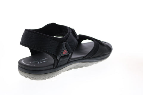 Clarks Step Beat Sun 26140269 Mens Black Canvas Sport Sandals Sandals Shoes 