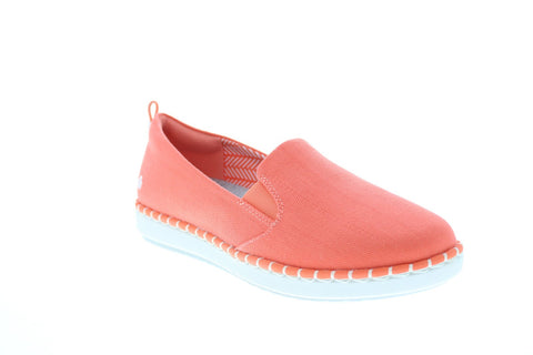 Clarks Step Glow Slip 26140307 Womens Orange Lifestyle Sneakers Shoes
