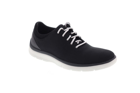 Clarks Tunsil Ace 26140332 Mens Black Canvas Lifestyle Sneakers Shoes