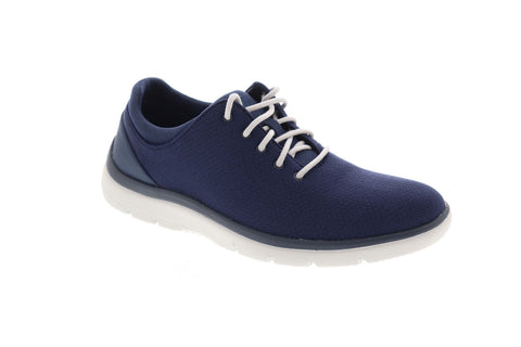 Clarks Tunsil Ace 26140333 Mens Blue Canvas Comfort Lifestyle Sneakers Shoes