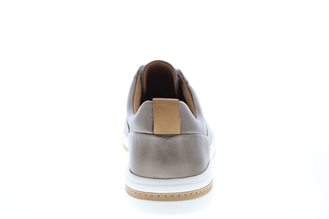 Clarks Un Maui Lace 26140362 Womens Gray Leather Lifestyle Sneakers Shoes