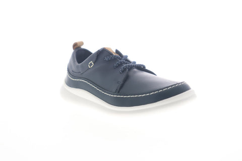 Clarks Cloud Blaze 26140508 Little Kids Blue Leather Lifestyle Sneakers Shoes