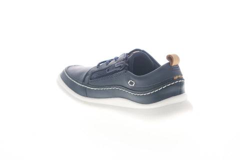 Clarks Cloud Blaze 26140508 Little Kids Blue Leather Lifestyle Sneakers Shoes