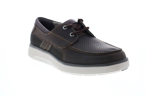 Clarks Un Abode Step 26140798 Mens Brown Loafers & Slip Ons Boat Shoes