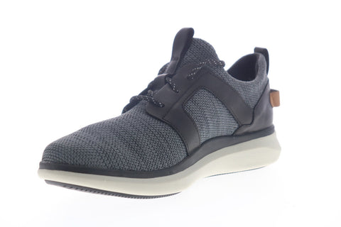 Clarks Un Globe Lace 26140814 Mens Black Leather Lifestyle Sneakers Shoes