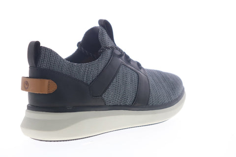 Clarks Un Globe Lace 26140814 Mens Black Leather Lifestyle Sneakers Shoes