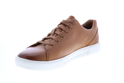 Clarks Un Costa Lace 26140950 Mens Brown Leather Lifestyle Sneakers Shoes