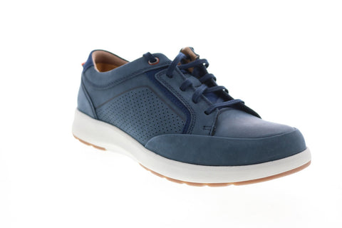 Clarks Un Trail Form 26140976 Mens Blue Wide Nubuck Lifestyle Sneakers Shoes