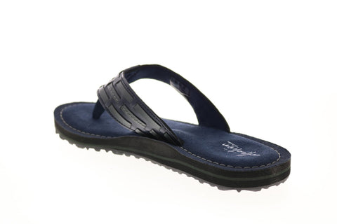 Clarks Fenner Shore 26141152 Womens Blue Synthetic Flip-Flops Sandals Shoes