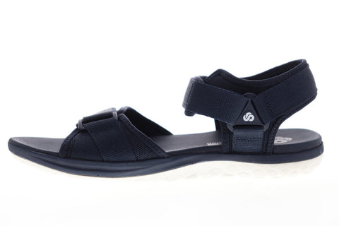 Clarks Step Beat Sun 26141463 Mens Blue Canvas Sport Sandals Strap Sandals Shoes