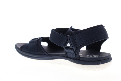 Clarks Step Beat Sun 26141463 Mens Blue Canvas Sport Sandals Strap Sandals Shoes