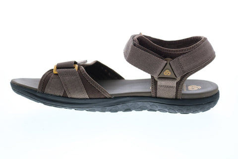 Clarks Step Beat Sun 26141464 Mens Brown Canvas Sport Sandals Sandals Shoes
