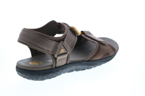 Clarks Step Beat Sun 26141464 Mens Brown Canvas Sport Sandals Sandals Shoes