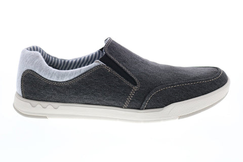 Clarks Step Isle Slip 26141502 Mens Black Canvas Lifestyle Sneakers Shoes