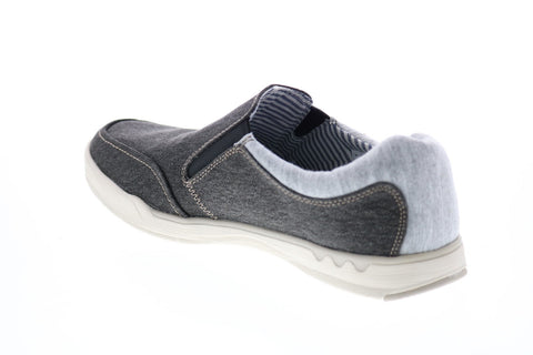 Clarks Step Isle Slip 26141502 Mens Black Canvas Lifestyle Sneakers Shoes