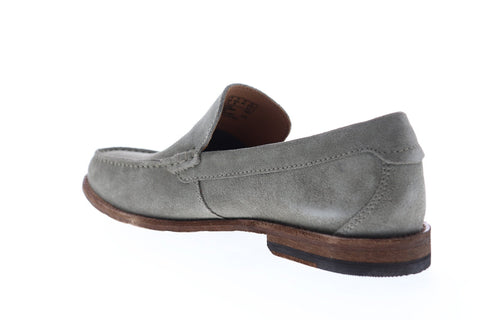 Clarks Pace Barnes 26141548 Mens Gray Suede Casual Slip On Loafers Shoes