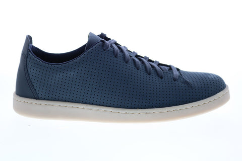 Clarks Nathan Limit 26141622 Mens Blue Nubuck Lifestyle Sneakers Shoes