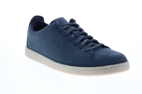 Clarks Nathan Limit 26141622 Mens Blue Nubuck Lifestyle Sneakers Shoes