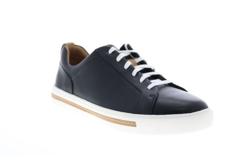 Clarks Un Maui Lace 26141642 Womens Black Leather Lifestyle Sneakers Shoes
