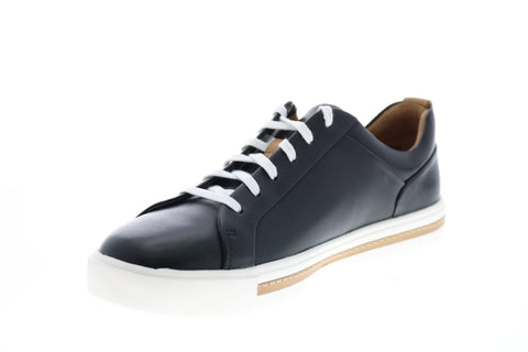 Clarks Un Maui Lace 26141642 Womens Black Leather Lifestyle Sneakers Shoes
