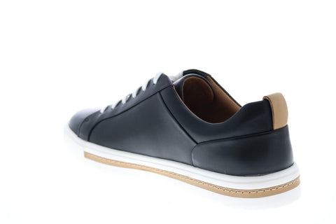 Clarks Un Maui Lace 26141642 Womens Black Leather Lifestyle Sneakers Shoes