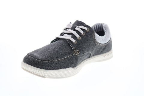 Clarks Step Isle Lace 26141653 Mens Black Canvas Lifestyle Sneakers Shoes