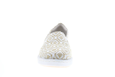 Clarks Step Glow Slip 26141780 Womens Brown Canvas Lifestyle Sneakers Shoes