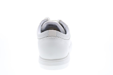 Clarks Landry Vibe 26142175 Mens White Leather Lifestyle Sneakers Shoes