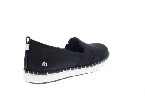 Clarks Step Glow Slip 26142255 Womens Black Canvas Lifestyle Sneakers Shoes