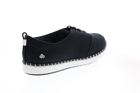 Clarks Step Glow Lace 26142318 Womens Black Wide Lifestyle Sneakers Shoes
